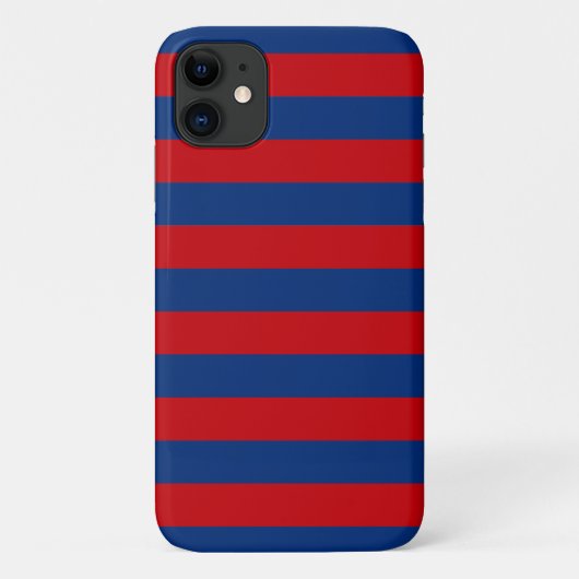 大航海のテーマ水平ストライプスタイル Case-Mate iPhoneケース (裏面)