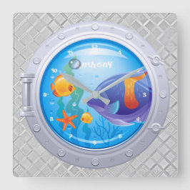 大航海の時計 スクエア壁時計