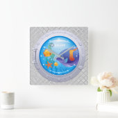 大航海の時計 スクエア壁時計 (ホーム)