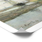 大船1879年(キャンバス上の油) ポスター (角)