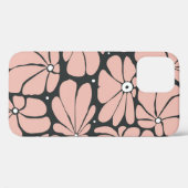 大花を様式化し、シームレスな花のパターン。 Case-Mate iPhoneケース (裏面 (横))