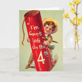 大花火 カード (黄色い花)