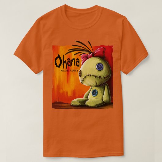 大花 Tシャツ (デザイン正面)