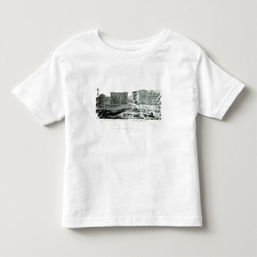 大英博物館の新しいギャラリーを造ること トドラーTシャツ (正面)