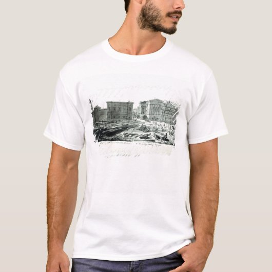 大英博物館の新しいギャラリーを造ること Tシャツ (正面)