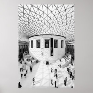 大英博物館、ロンドン、イギリス ポスター
