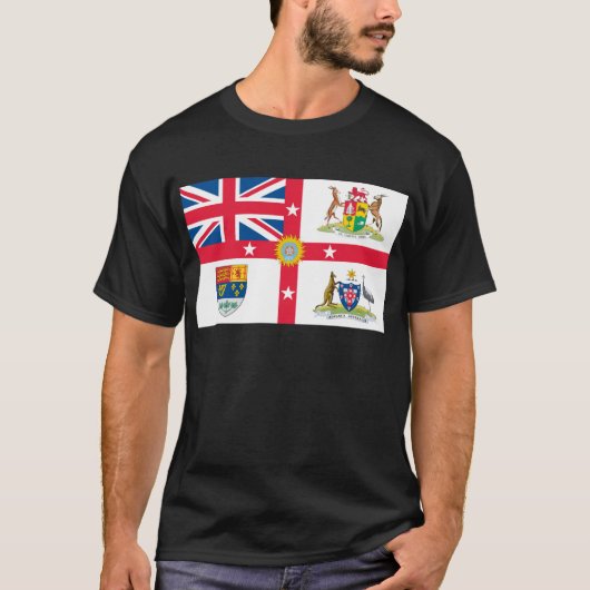 大英帝国の旗のTシャツ Tシャツ (正面)