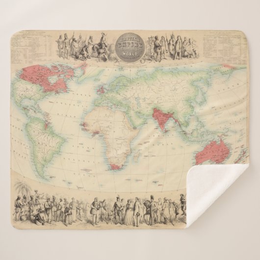 大英帝国 シェルパブランケット (正面(横))