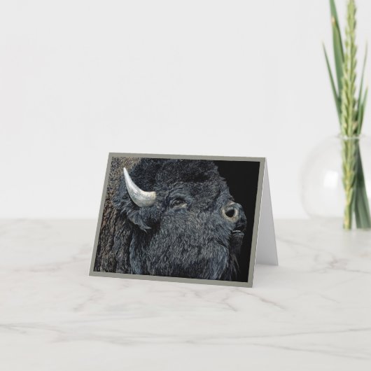 "大草原の呼び出し" - Bison Card カード (正面)