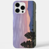 大草原の夕焼けカラフルの写真に嵐の雲 Case-Mate iPhoneケース (裏面)