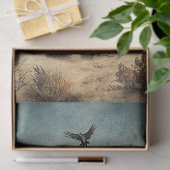 大草原の西の野生の西の小さな木造住宅 薄葉紙 (ギフト)