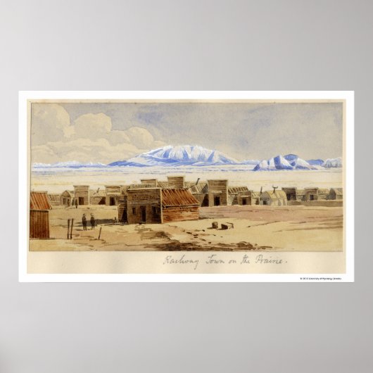大草原の鉄道街 ポスター (正面)