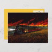 大草原の鉄馬~ミッドナイト列車はがき ポストカード (正面/裏面)