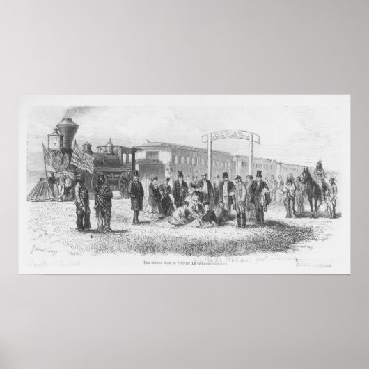 大草原の駅：第100子午線 ポスター (正面)