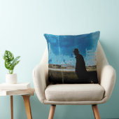 大虐殺を通じた人間の歩くの苦労1871アート クッション (椅子)