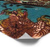 大蛇に乗った戦士アジア人国芳 ポスター (角)