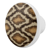 大蛇のスネークスキンパターン2 セラミックノブ (右)