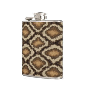 大蛇のスネークスキンパターン2 フラスク (左)