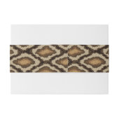 大蛇のスネークスキンパターン2 招待状ベリーバンド (裏面例)