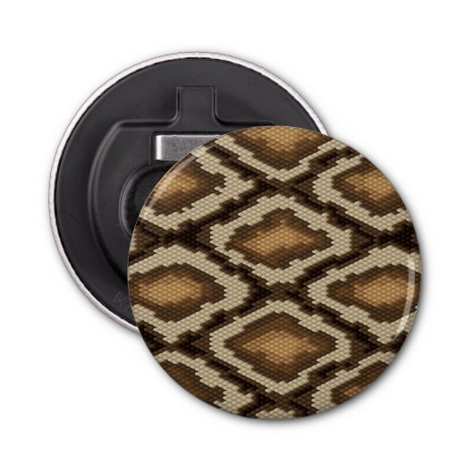 大蛇のスネークスキンパターン2 栓抜き (正面)