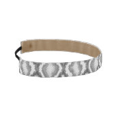 大蛇のスネークスキンパターン アスレチックヘッドバンド (左)