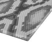 大蛇のスネークスキンパターン カッティングボード (角)