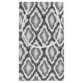 大蛇のスネークスキンパターン スモールペーパーバッグ (裏面)