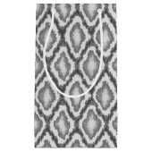 大蛇のスネークスキンパターン スモールペーパーバッグ (正面)