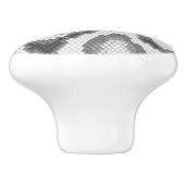 大蛇のスネークスキンパターン セラミックノブ (側面)