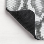 大蛇のスネークスキンパターン マウスパッド (コーナー)