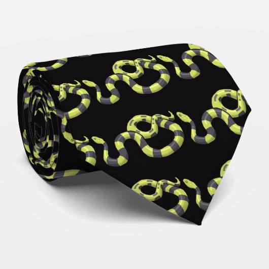大蛇のヘビ ネクタイ (ロール)