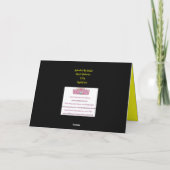 大蛇中国のの年グリッター シーズンカード (裏面)