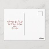 大蛇中国の灯年 ポストカード (裏面)