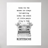 大衆のための本STINK引用文byニーチェ ポスター (正面)