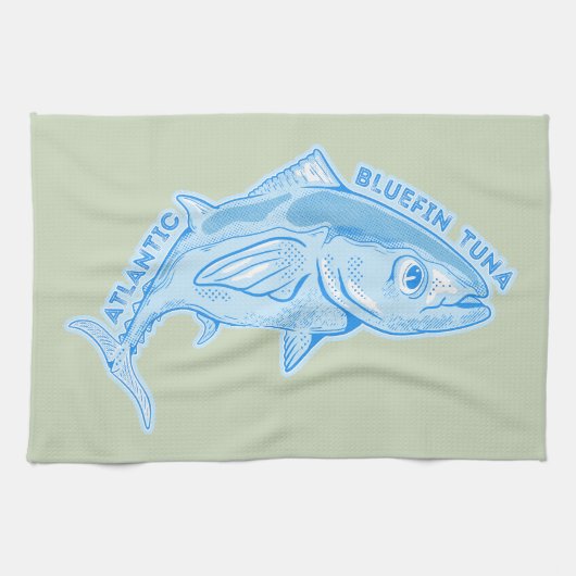 大西洋くろまぐろ キッチンタオル (横)