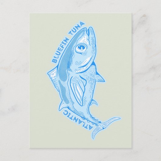 大西洋くろまぐろ ポストカード (正面)