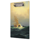 大西洋で嵐に巻き込まれた船海 クリップボード (左)