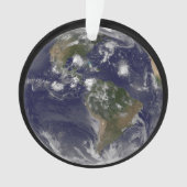 大西洋で熱帯嵐を示す全地球 オーナメント (正面)