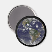 大西洋で熱帯嵐を示す全地球 マグネット (正面/裏面)