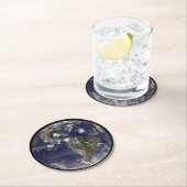 大西洋で熱帯嵐を示す全地球 ラウンドペーパーコースター (インサイチュ)