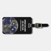 大西洋で熱帯嵐を示す全地球 ラゲッジタグ (正面横)