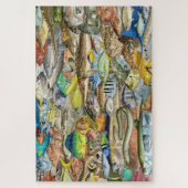 大西洋とメキシコ湾のパズル ジグソーパズル (縦)