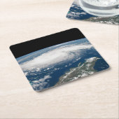 大西洋にハリケーン・ドリアン海。 スクエアペーパーコースター (アングル)