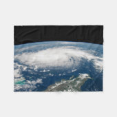 大西洋にハリケーン・ドリアン海。 フリースブランケット (正面(横))