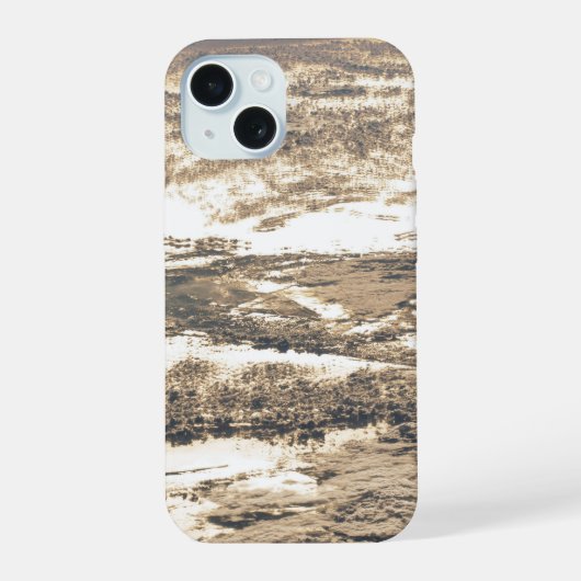 大西洋に映える太陽の光 iPhone 15ケース (裏面)