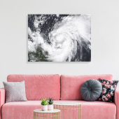 大西洋のハリケーンウィルマカリブのと キャンバスプリント (インサイチュ (リビング))
