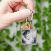 大西洋のハリケーンウィルマカリブのと キーホルダー (手)