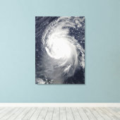 大西洋のハリケーンIgor海 キャンバスプリント (インサイチュ (ウッドフロア))