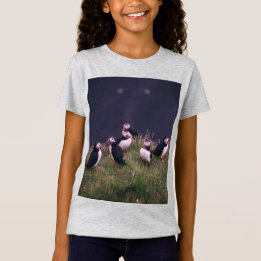 大西洋のパフィンTシャツ Tシャツ