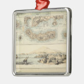 大西洋のポルトガル諸島海 メタルオーナメント (左)